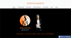 Desktop Screenshot of mediumashleigh.com